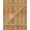 Ekena Millwork Joined Board-n-Batten Shutters w/Z-Bar, Rough Sawn Western Red Cedar, 26 7/8W x 34H, PR RBJ06Z26X034RWR - alternate 3
